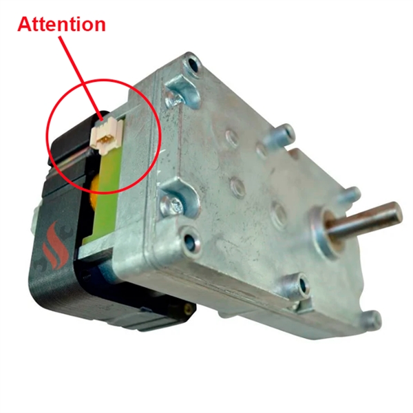 Gear motor/Auger motor with encoder for MCZ pellet stove