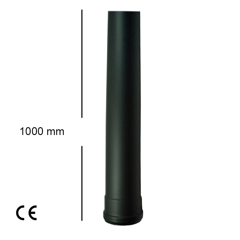 100 cm fluepipe 80 mm for pelletstove chimney