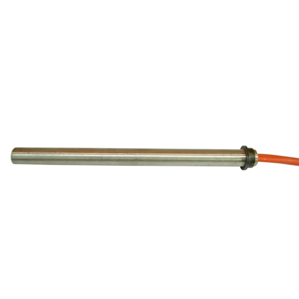 Igniter with flange for RED pellet stove.