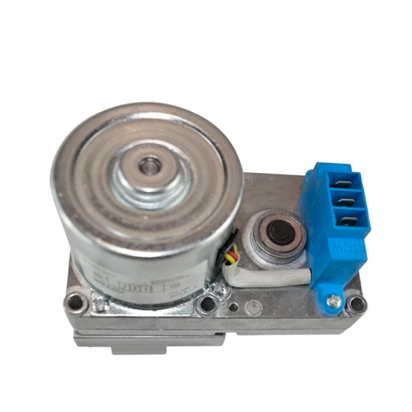 Gear motor / auger motor with round motor for pellet stove 1,46.rpm - shaft 9,5 mm - 230 v