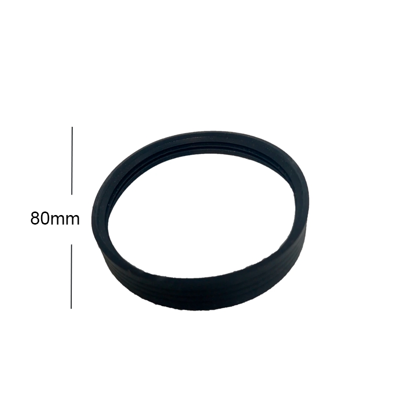 Silicone gasket for pellet stove pipe Ø80