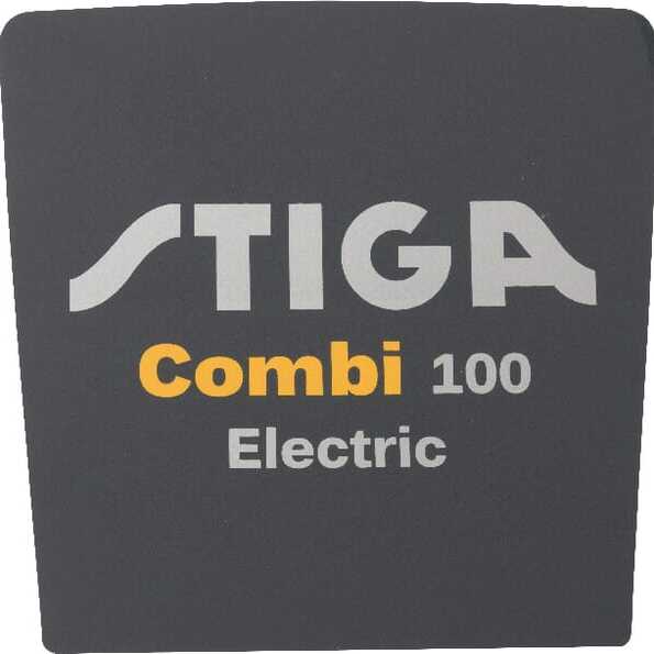 Stiga StickersoverviewOE - 1143685501 - Decal "Stiga Combi 100 EL"