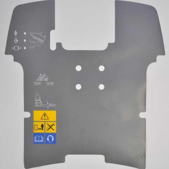 Stiga OE - 1143691803 - Safety floor label 17/18 VILLA ME