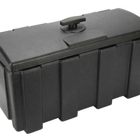 AL-KO Toolbox plastic - 1211807 - Toolbox 225x515x272mm, 20l capacity, black polypropylene, AL-KO