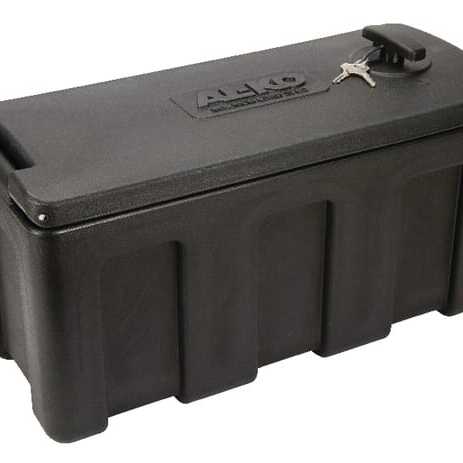 AL-KO Toolbox plastic - 1224324 - Toolbox 185x515x272mm, 25l capacity, black polypropylene, AL-KO