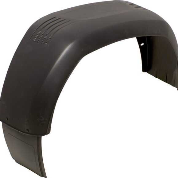 AL-KO Mudguard for Single axle - 1259584 - Mudguard with spray protection black