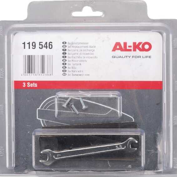 AL-KO Robot mower bladesoverviewOE - 127400 - Blade and fixing screw