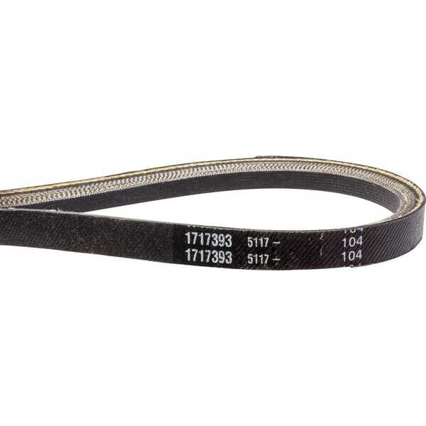 BS V-belts overview - 1717393SM - Drive belt 1/2 x 36