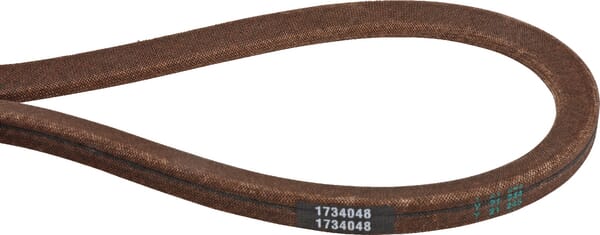 thumbnail interactive-video image 1 of Ajanta Industrial Snapper Deck Belt 1-0749 – 1/2" X 71 1/4" Hex V-Belt – Replaces 7010749, 7010749YP 1 of 3