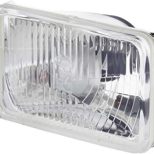 John Deere Headlight insert - 1AB003177071 - Headlight Halogen, rectangular, 12/24V, transparent, 167x107mm, Hella