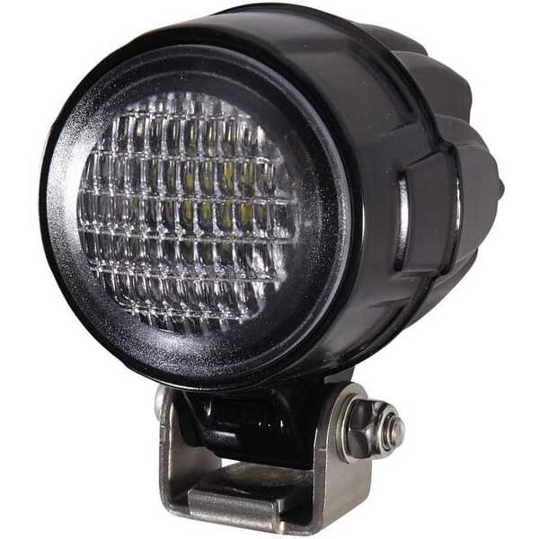John Deere Work lights round LED - 1G0995050001 - Work light LED, 15W, 800lm, round, 9/12/24/33/50V, white, bolt on, 82x88mm Deu