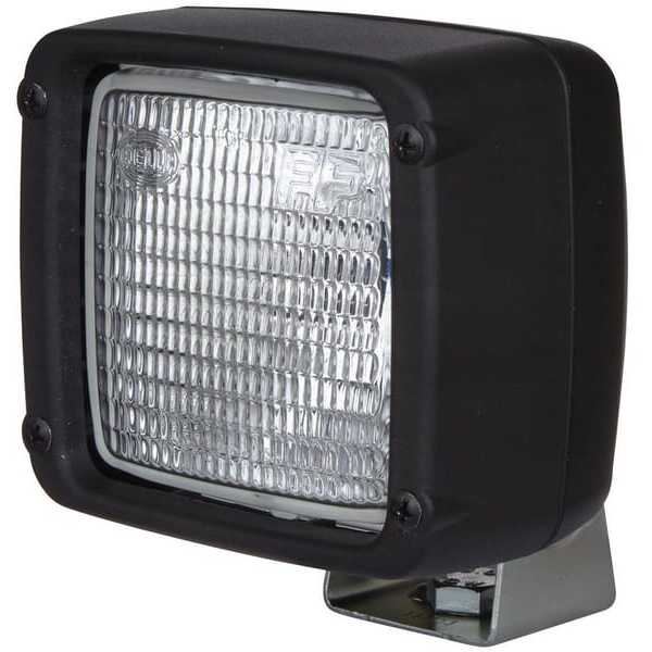 John Deere Square work light H3 - 1GA007506001 - Work light Halogen, square, 12/24V, white, 112x97x126.5mm, AMP/Blade terminal s
