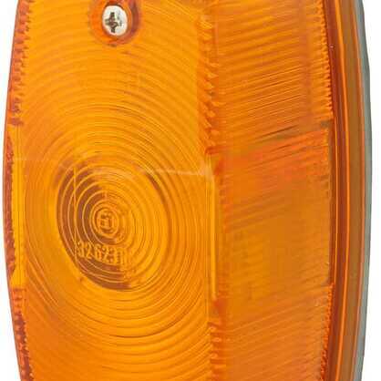 John Deere Indicator lamp - 2BA002324001 - Indicator light 21W, rectangular, 12/24V, amber, bolt on, 114x50x70mm, Hella