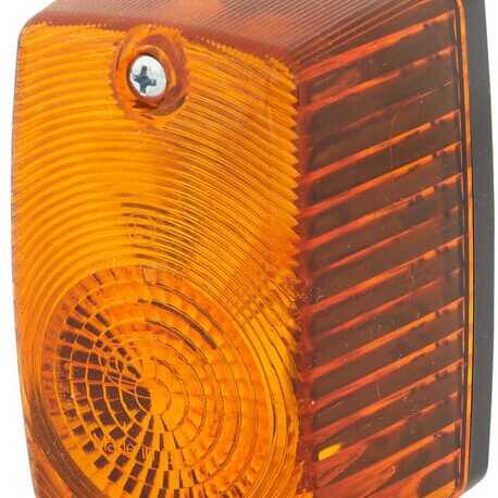 John Deere Indicator lamp - 2BA002652101 - Indicator light 21W, rectangular, 12V, amber, bolt on, 90x55x60mm, Hella