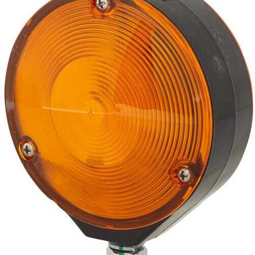 John Deere Indicator lamp - 2BA003022021 - Indicator light round, 12/24V, amber, Hella