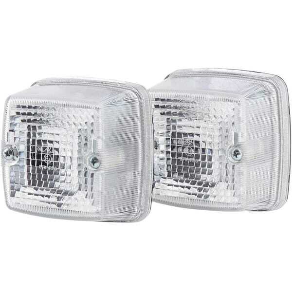 John Deere Square reversing light - 2ZR003014091 - Reversing light square, 12/24V, white, bolt on, 84x51x84mm, Blade terminal, H