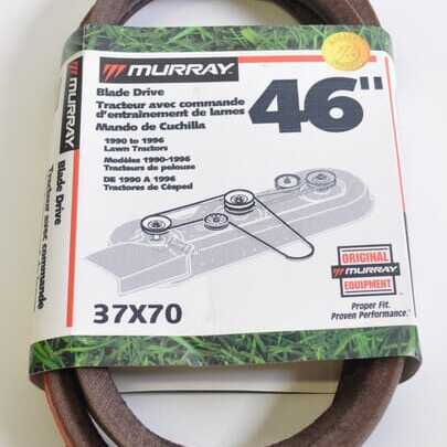 Murray V-belts overview - 37X70 - V-belt