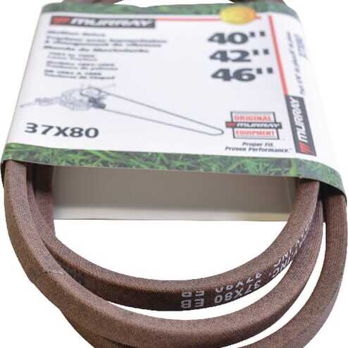 Murray V-belts overview - 37X80 - V-belt