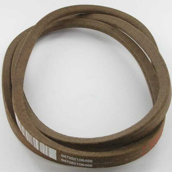 Murray V-belts overview - 37X89 - V-belt Primary 46