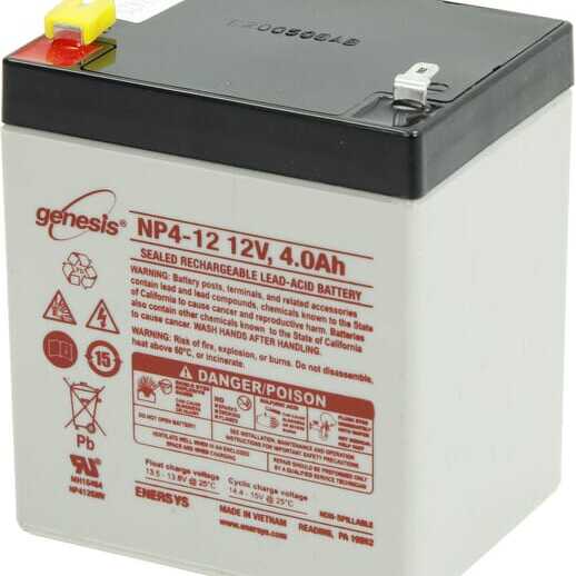 MTD BatteriesoverviewOE - 72504903 - Battery 12v 4.0Ah