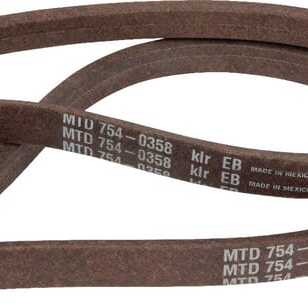 MTD V-belts overview - 7530528 - V-belt set 754V-belt0360