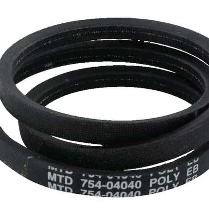 MTD V-belts overview - 75404040 - V-belt 3L x 31,68".