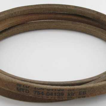 MTD V-belts overview - 75404139 - V-belt