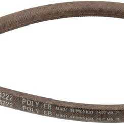 MTD V-belts overview - 75404222 - V-belt v type 1/2x96” poly