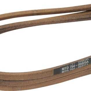 MTD V-belts overview - 75405025A - V-belt