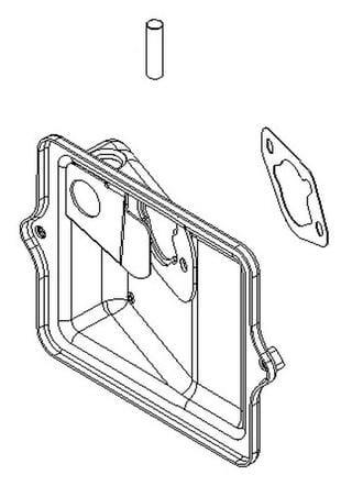 Briggs & Stratton Air cleaner base - 799776 - Air cleaner base