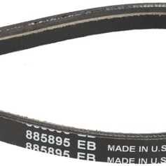 Snapper V-belts overview - 885895YP - Belt, primary