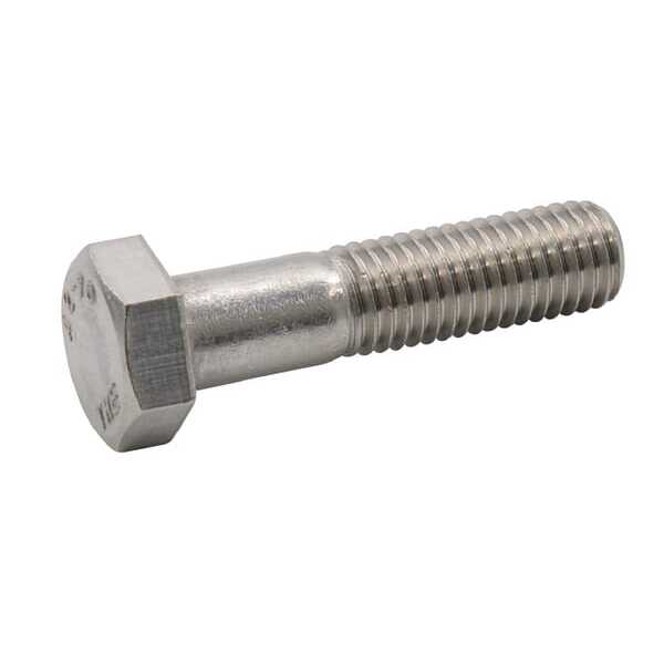 Stiga DIN 931 hexagonal screws, metric 10.9 zinc plated - 9311680109 - Hexagon head bolt DIN931 M16x80 steel zinc-plated 10.9 Kr