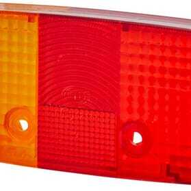 John Deere Separate lenses for rear lights Hella - 9EL118697001 - Light lens, red/transparent/amber rear/left Hella