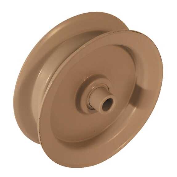 MTD Flat pulleys/tension pulleys with flange with bearing - FGP010240 - Pulley 3/8"x3-1/8"