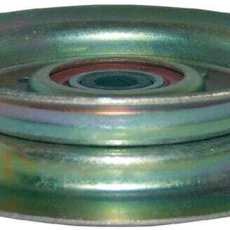 AYP Flat pulleys/tension pulleys with flange with bearing - FGP010243B - Pulley, flat, suitable for AYP