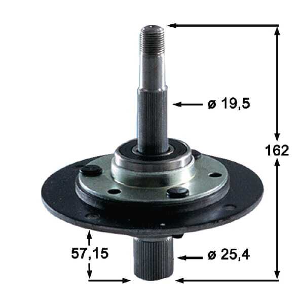 MTD Bearing housingoverviewuniversal - FGP010754 - Bearing housing