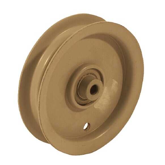 AYP Flat pulleys/tension pulleys with flange with bearing - FGP012607 - Pulley 3/8x4\