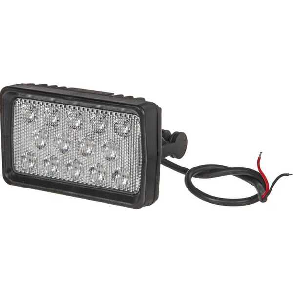 John Deere Rectangular LED work light - LA10411 - Work light LH LED, 21W, 2600lm, rectangular, 10-30V, white, 158x84x95mm, Flood