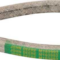 John Deere V-belts overview - M163993 - V-belt