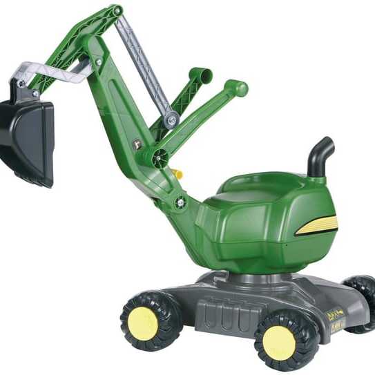 John Deere R42102 Digger with wheels - R42102 - Excavator, John Deere, from age 3, rollyDigger by Rolly Toys