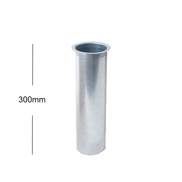Masonry socket 300 mm for flue pipe Ø80 mm