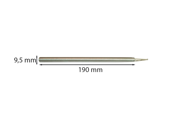 Igniter for pellet stove: 9,5 mm x 190 mm 280 Watt 