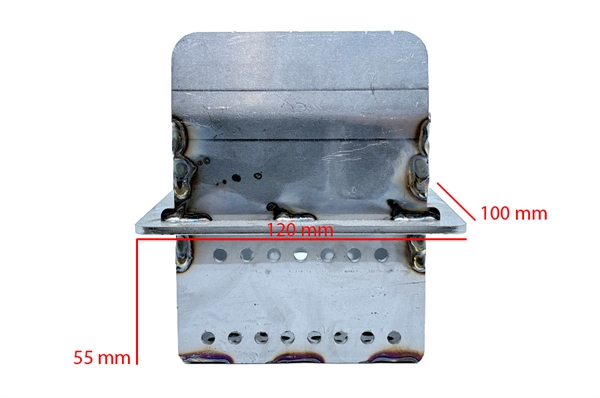 Burn pot / Fire Pot in steel for ITALIA pellet stove
