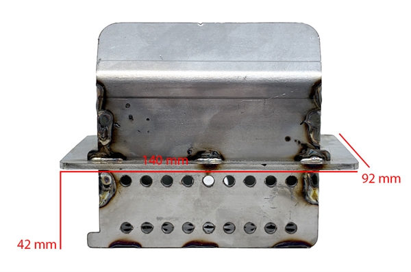 Burn pot / Fire Pot in steel for ITALIA pellet stove
